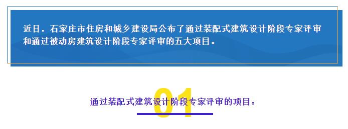 石家莊市五個項目通過裝配式建筑設計階段和被動房建筑設計階段的專家評審